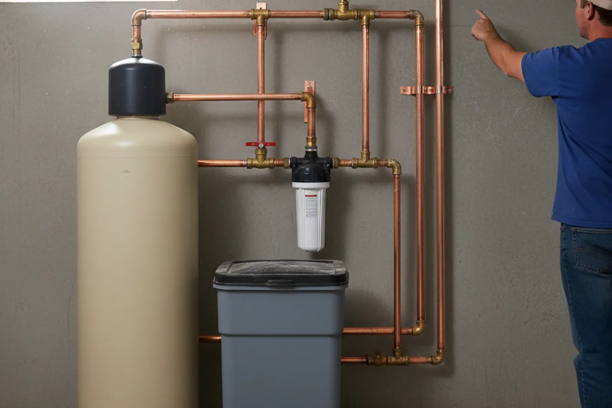 Whole-house water treatment system installed in North Berwick